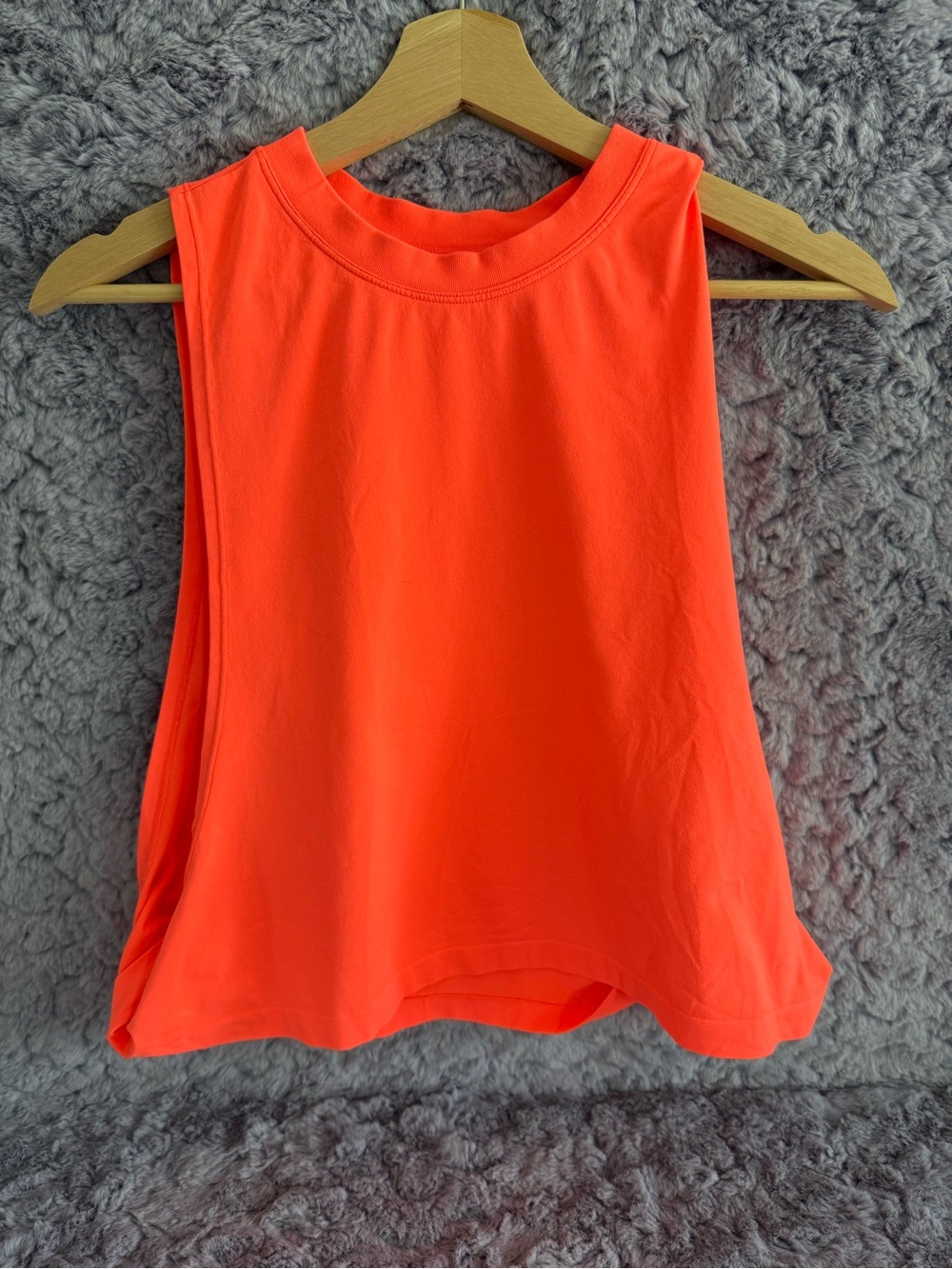 Spiritual Gangster | Bright Orange Open Side Muscle Tank | XS/S